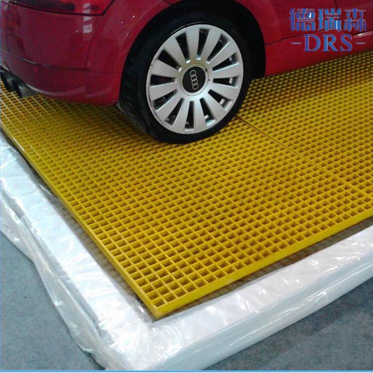 Frp Molded Fiber Glass Fire Car Wash Grate Floor Phenolic